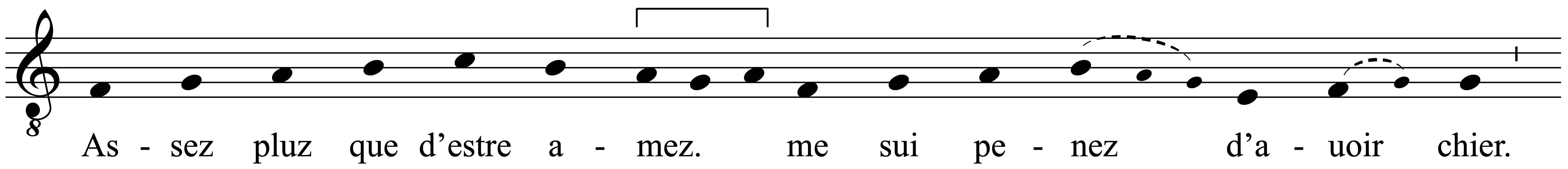 Work musical notation